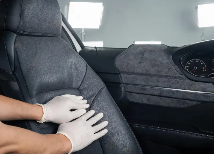 Automotive interior trim material evaluation