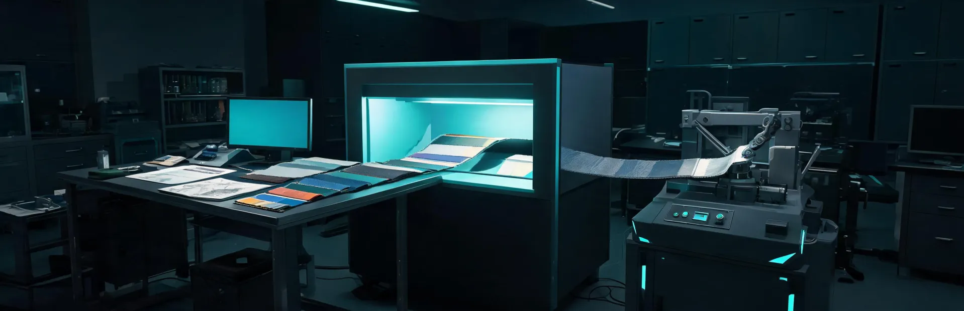 Coated fabric sampling workflow in a textile laboratory
